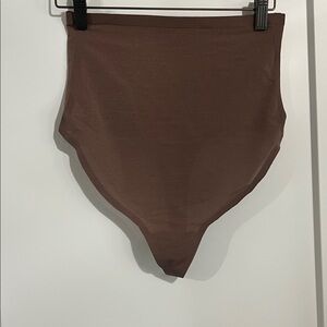 SKIMS Brown High-Waisted Briefs NWOT